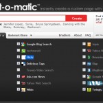 Addictomatic available search sources.