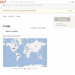 A page created in Silk using the map widget