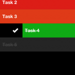 Clear to-do list app for Iphone completed task