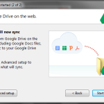Google Drive sync installation in Windows 7