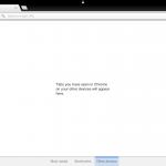 Google Chrome for iOS syncs with other devices